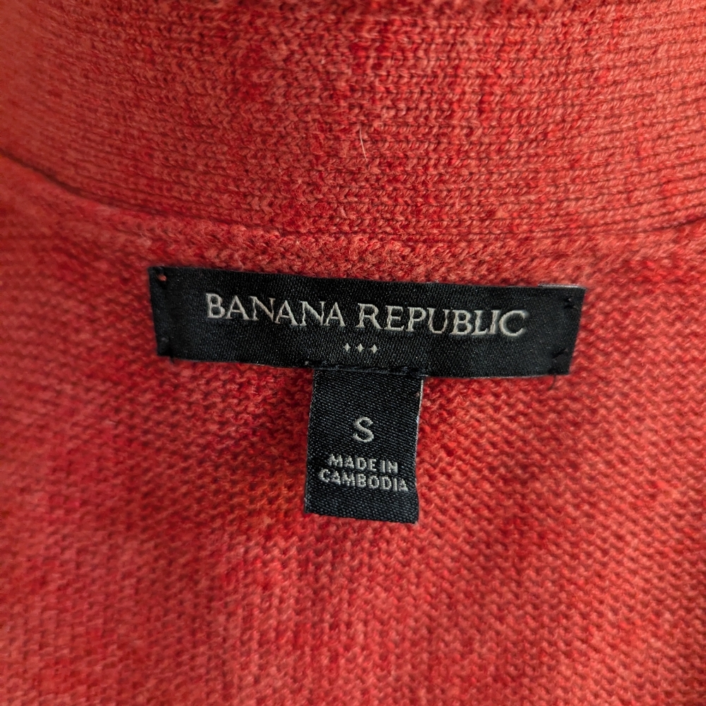 Banana Republic orange crop cardigan - Picture 5 of 6